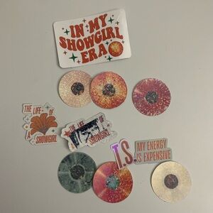 The Life Of A Showgirl- Sparkly sticker lot